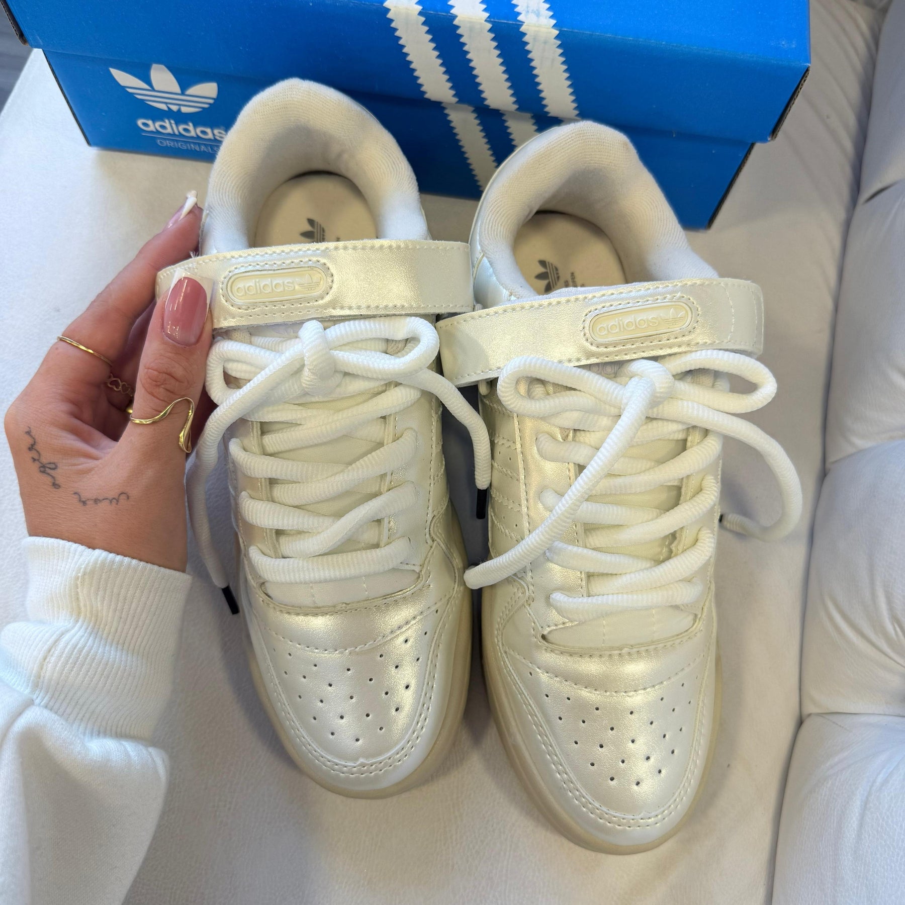 Tênis Fórum Low Pérola - (Edição Limitada).